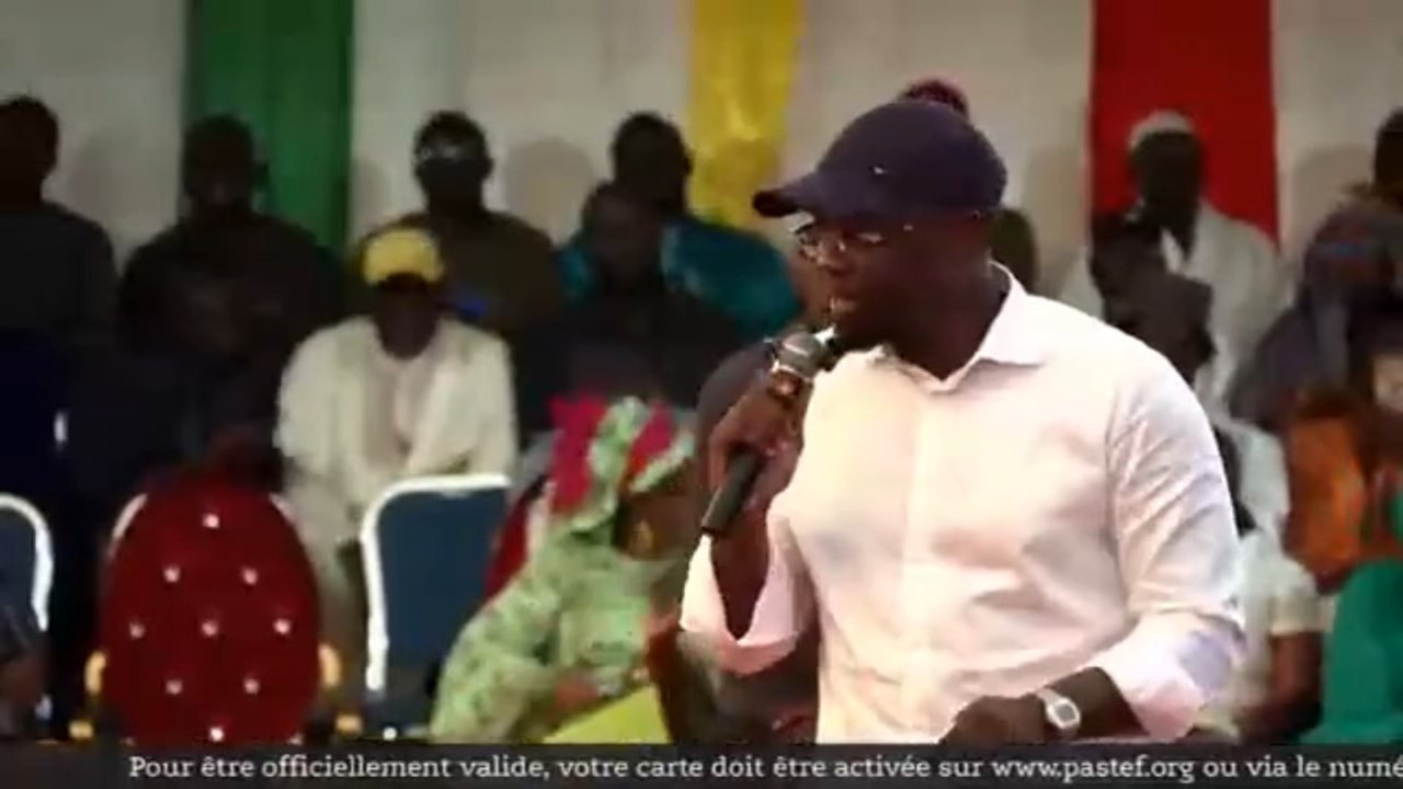 Ousmane Sonko tacle Diomaye : « On l'avait choisi comme notre candidat en 2024 malgré nous »