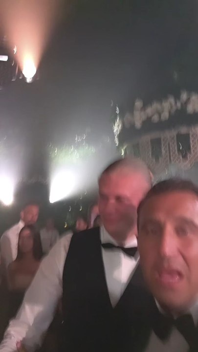 Pio e Amedeo story al matrimonio di donnaruma