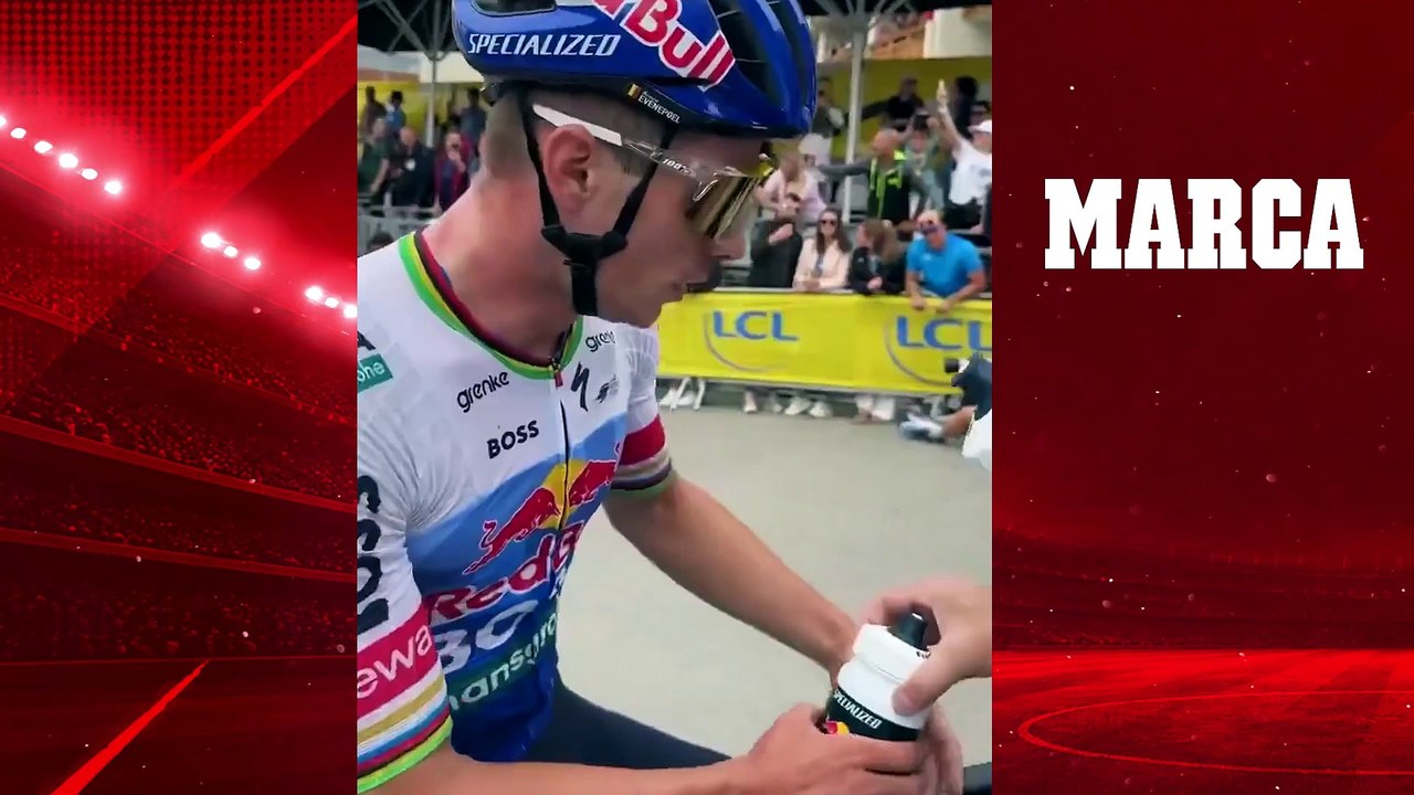 El cabreo de Remco Evenepoel: no celebra ser segundo 