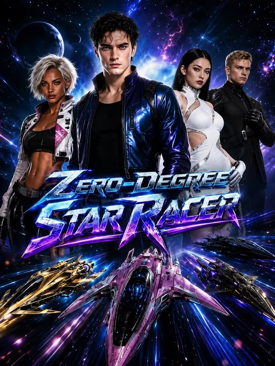 Zero Degree Star Racer Sci Fi Action Space Racing Superpower Battles Galactic Adventure - EPS FULL
