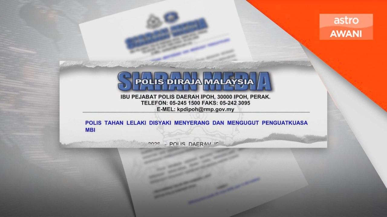 Lelaki ditahan selepas disyaki serang dan ugut penguat kuasa MBI
