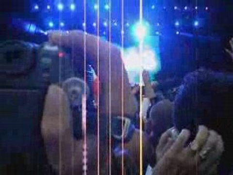 Céline DION Arras le 7juillet 2008 Arrivée sur scène