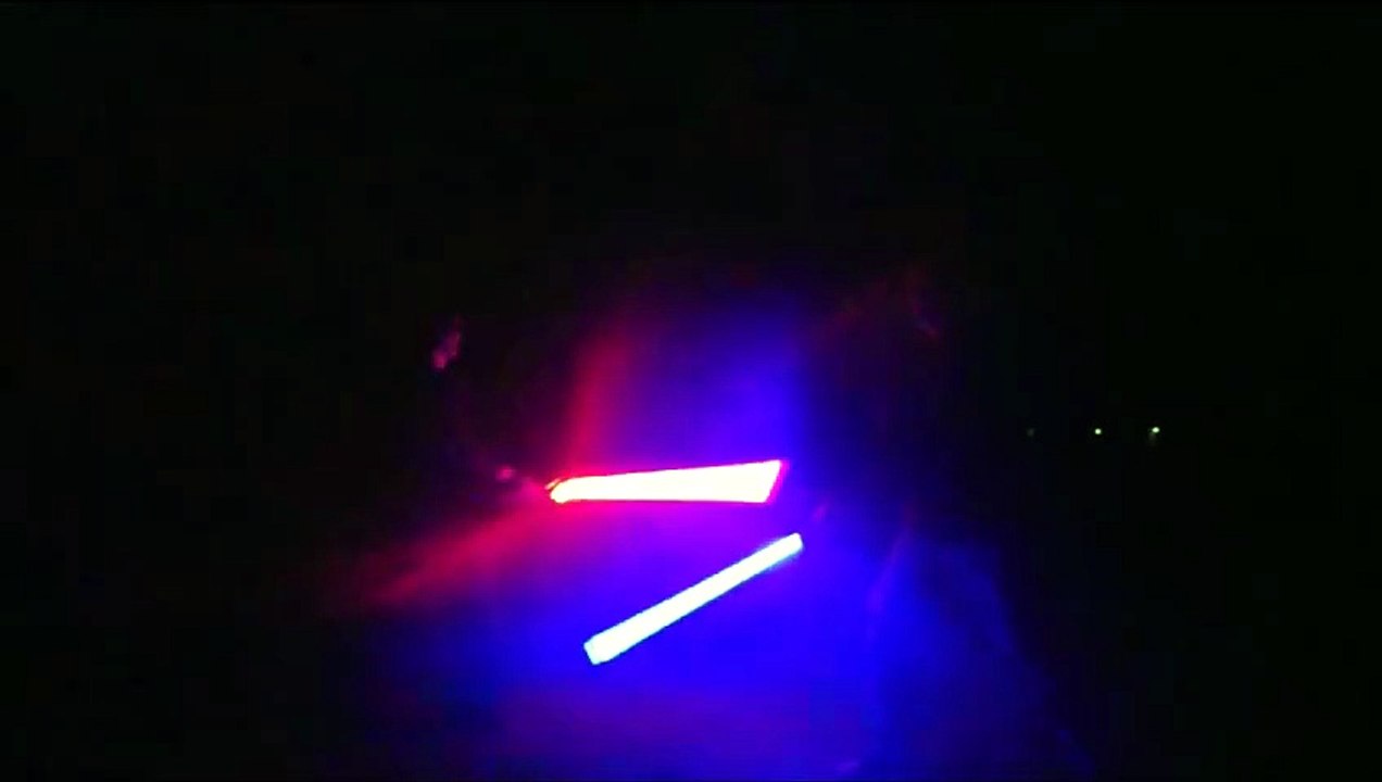 Nighttime Lightsaber Duel