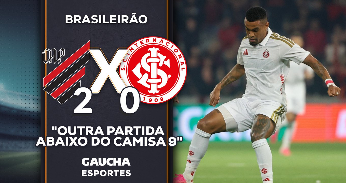 Cotação de GZH para Athletico 2x0 Inter