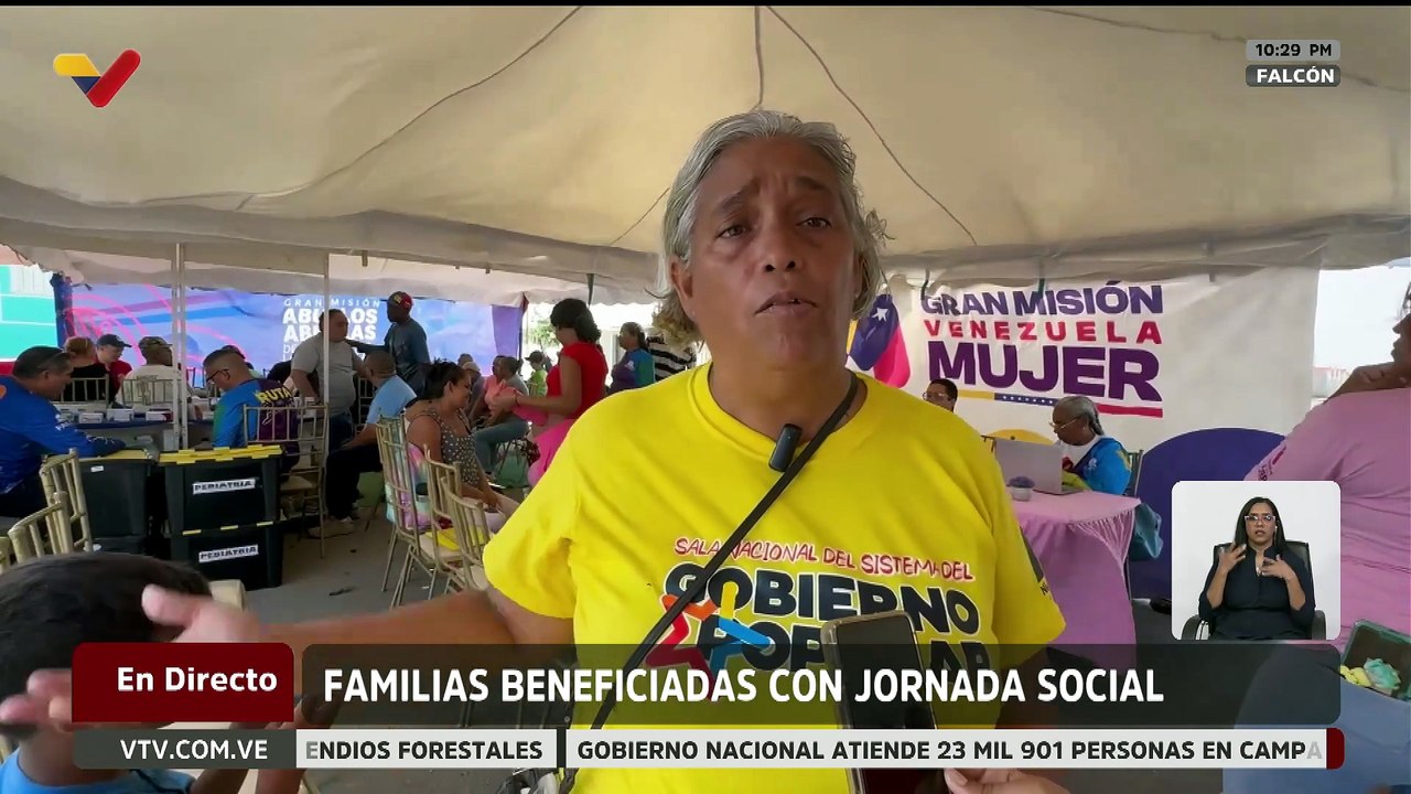 Jornada de atención social integral benefició a los habitantes de Punto Fijo