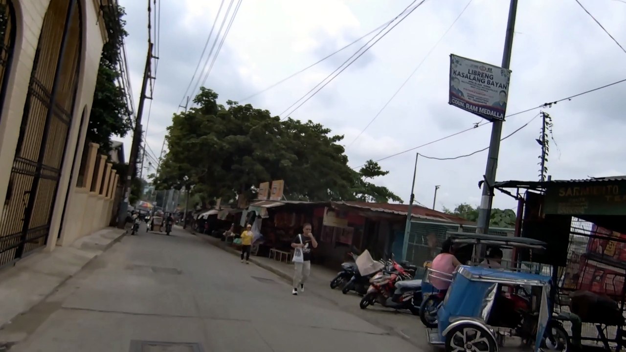 Sta  Monica Senior High School in Dumalay Street in Quezon City in the Philippines
