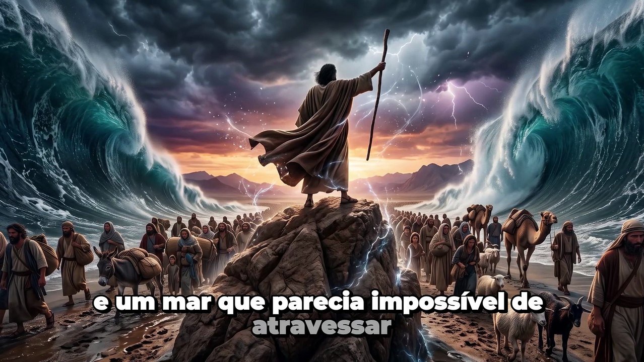 O Dia em Que Deus Abriu o Mar Vermelho | A História de Moisés