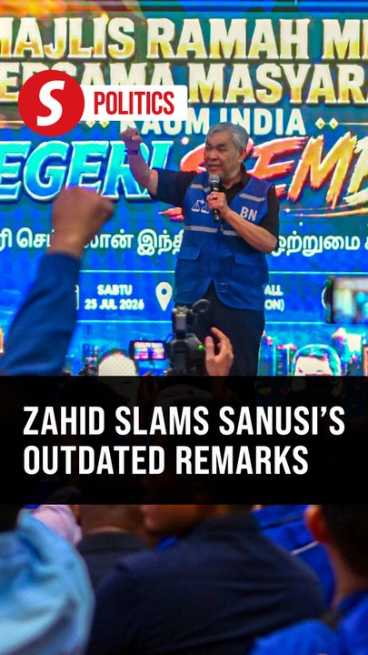 Ahmad Zahid rebukes Sanusi for 'Tanah Melayu' remarks