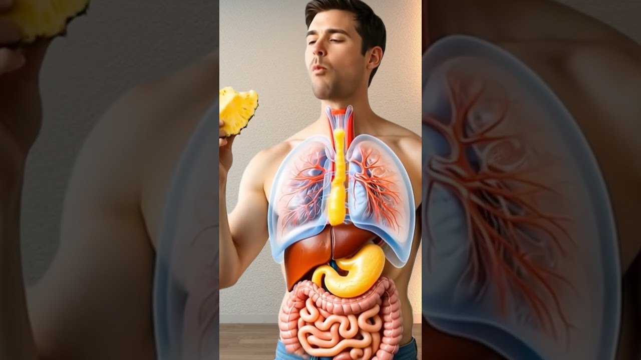 What Happens Inside Your Body After Eating Pineapple | 3D Animation