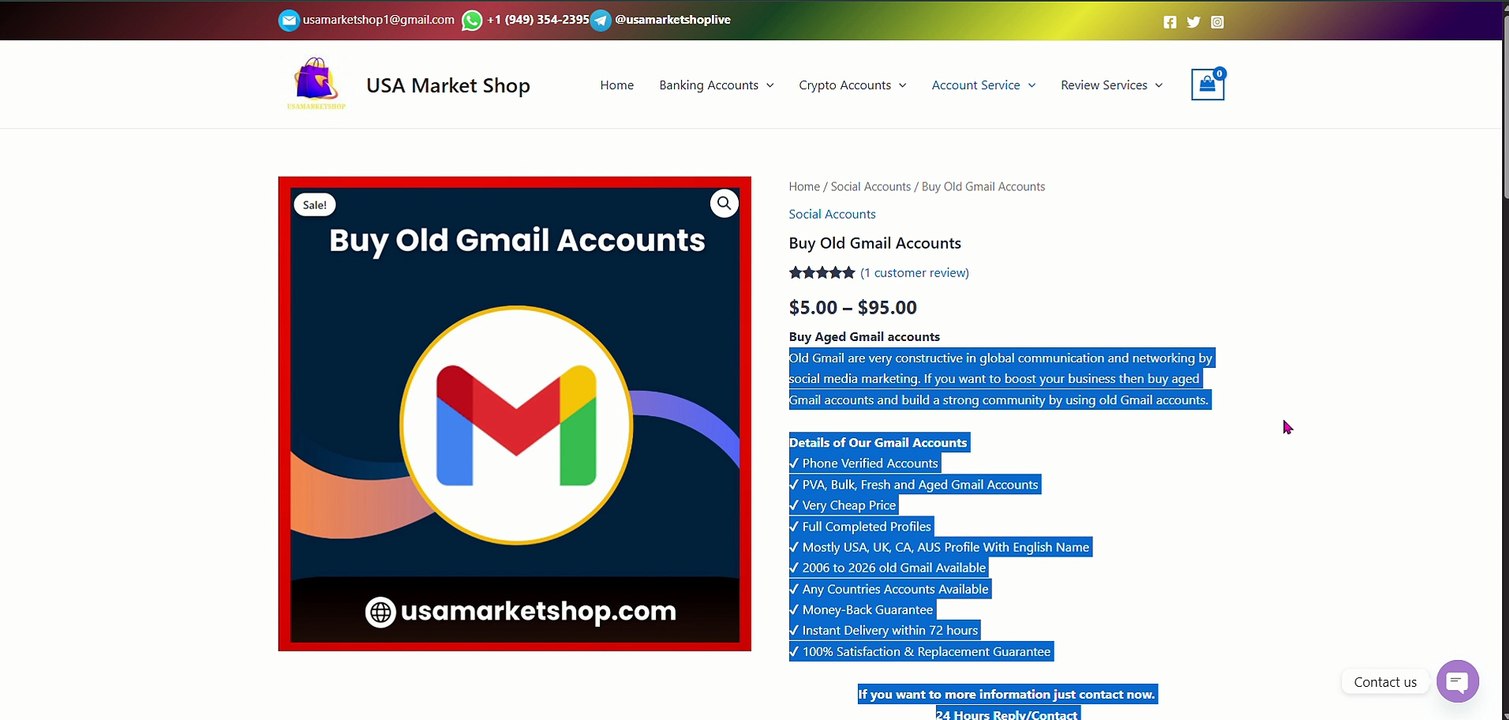 Buy Old Gmail Accounts: The Ultimate Guide to Aged Google ...