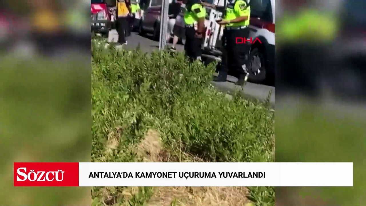 Antalya'da kamyonet uçuruma yuvarlandı: Aynı aileden 5 ölü, 2 yaralı