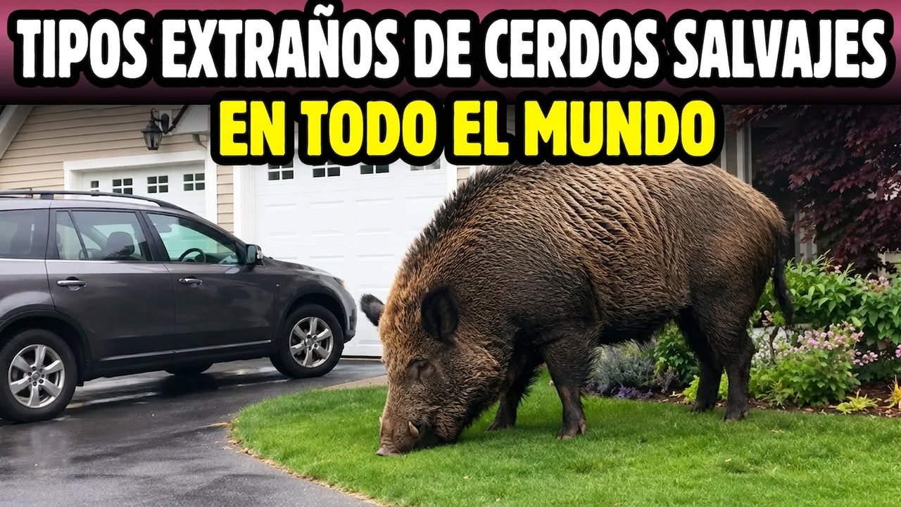 Cerdos salvajes más extraños y sorprendentes del mundo