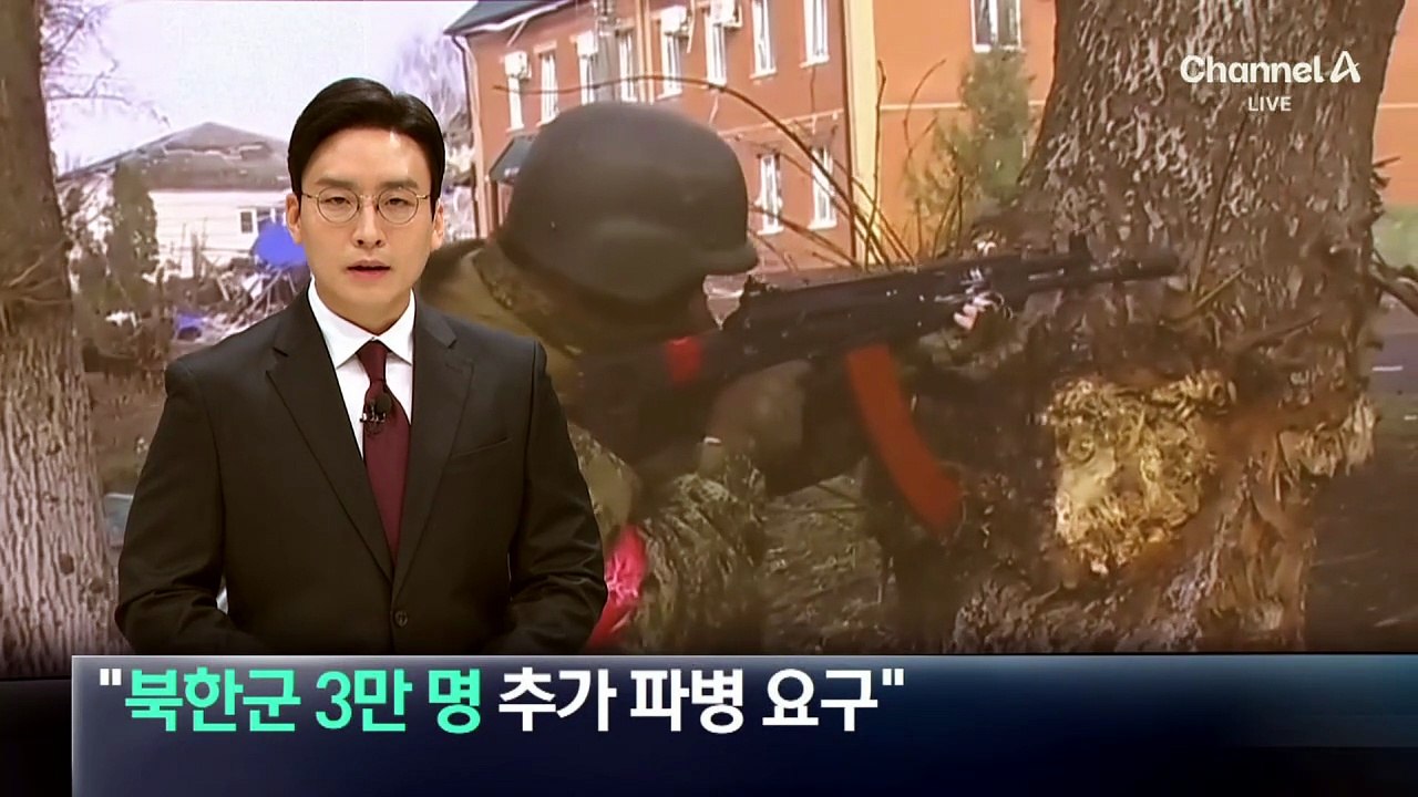 “러시아, 북한군 3만 명 추가 파병 요구”