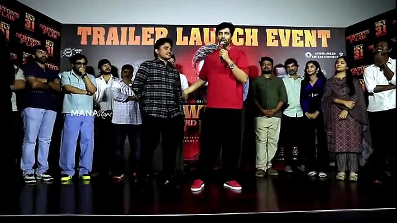 Adivi Sesh Speech @ Newton'sThirdLaw - Trailer Launch