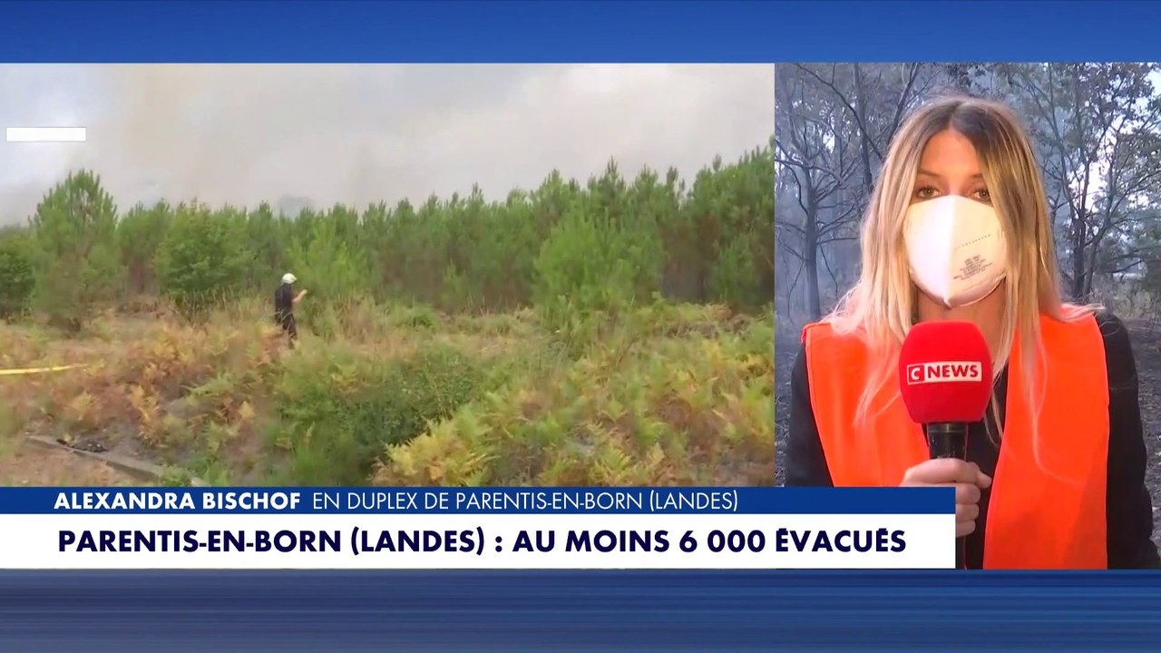 Incendie dans les Landes : certains habitants pourront dès aujourd'hui, regagner leur domicile