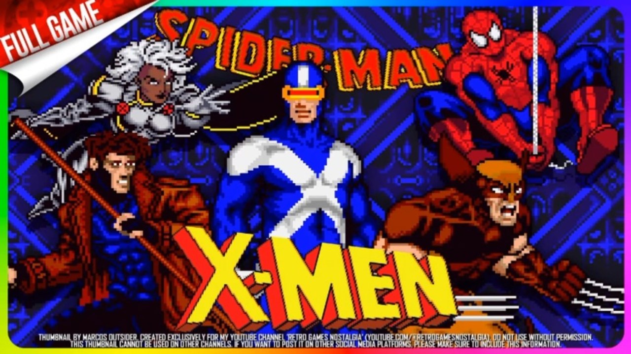 Spider-Man and the X-Men in Arcade's Revenge [Improvement Patch] (Sega Genesis - US) Longplay