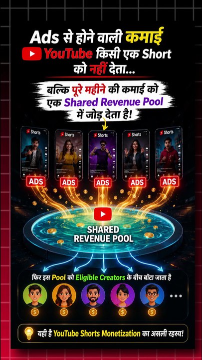 YouTube Shorts से पैसे कैसे मिलते हैं ?