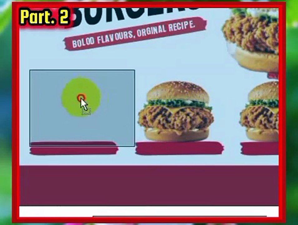New KFC BurgerS Menue Design Social Media Post part 2