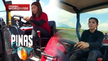 Kara David at Joy Barcoma, nagmaneho ng tractor para maghakot ng kamote! | Pinas Sarap