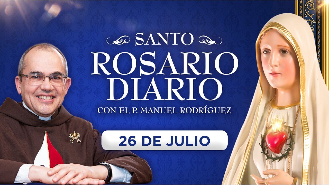 Santo Rosario Diario | Domingo 26 de julio - Misterios gloriosos #rosario