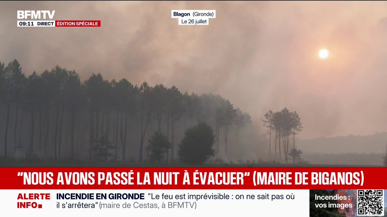 Incendie dans les Landes: le feu "mieux contenu mais pas fixé", 3.600 hectares parcourus