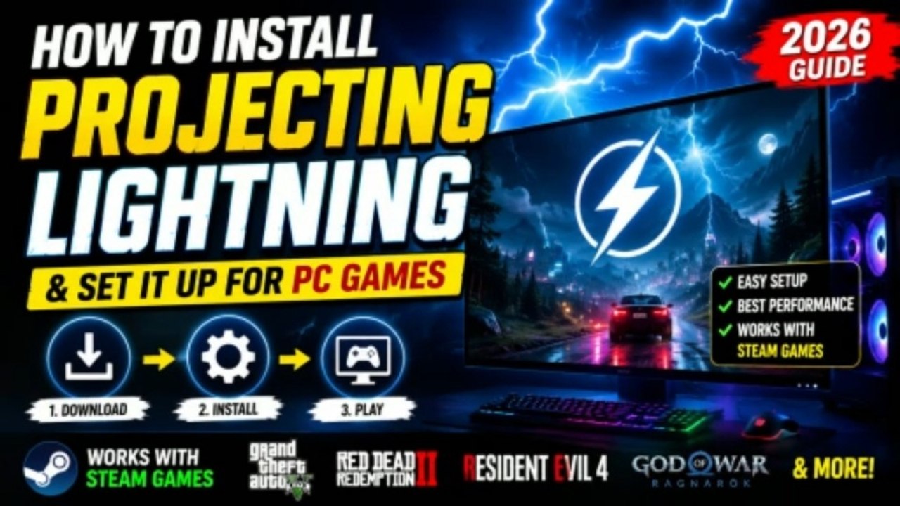 How to Install Projecting Lightning & Set It Up for PC Games (2026 Guide)