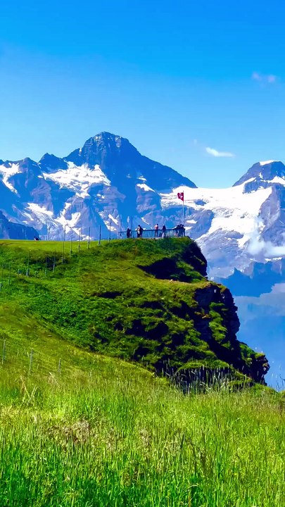 Famous Alps Mountain Range in Switzerland ⛰️🇨🇭