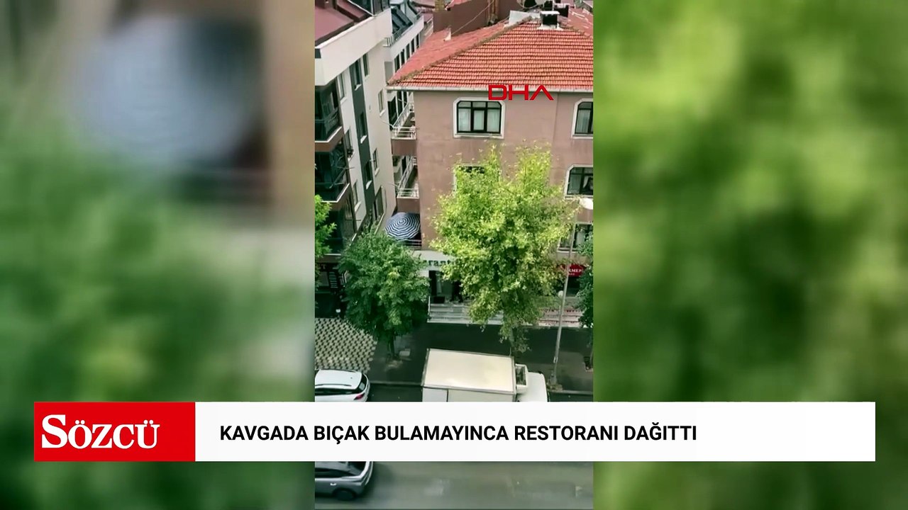 Avcılar'da kavga sırasında bıçak istedi; alamayınca masa ve sandalyeleri devirdi