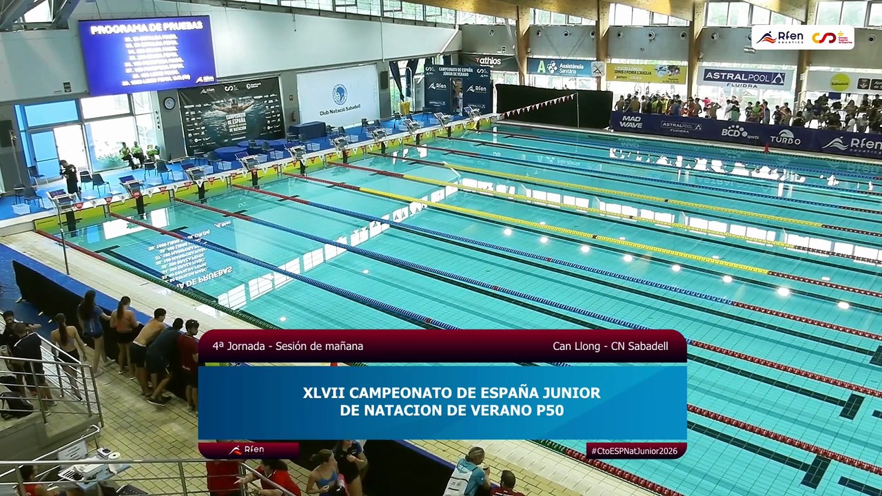 XLVII Cto. de España Junior de Natación - Domingo mañana