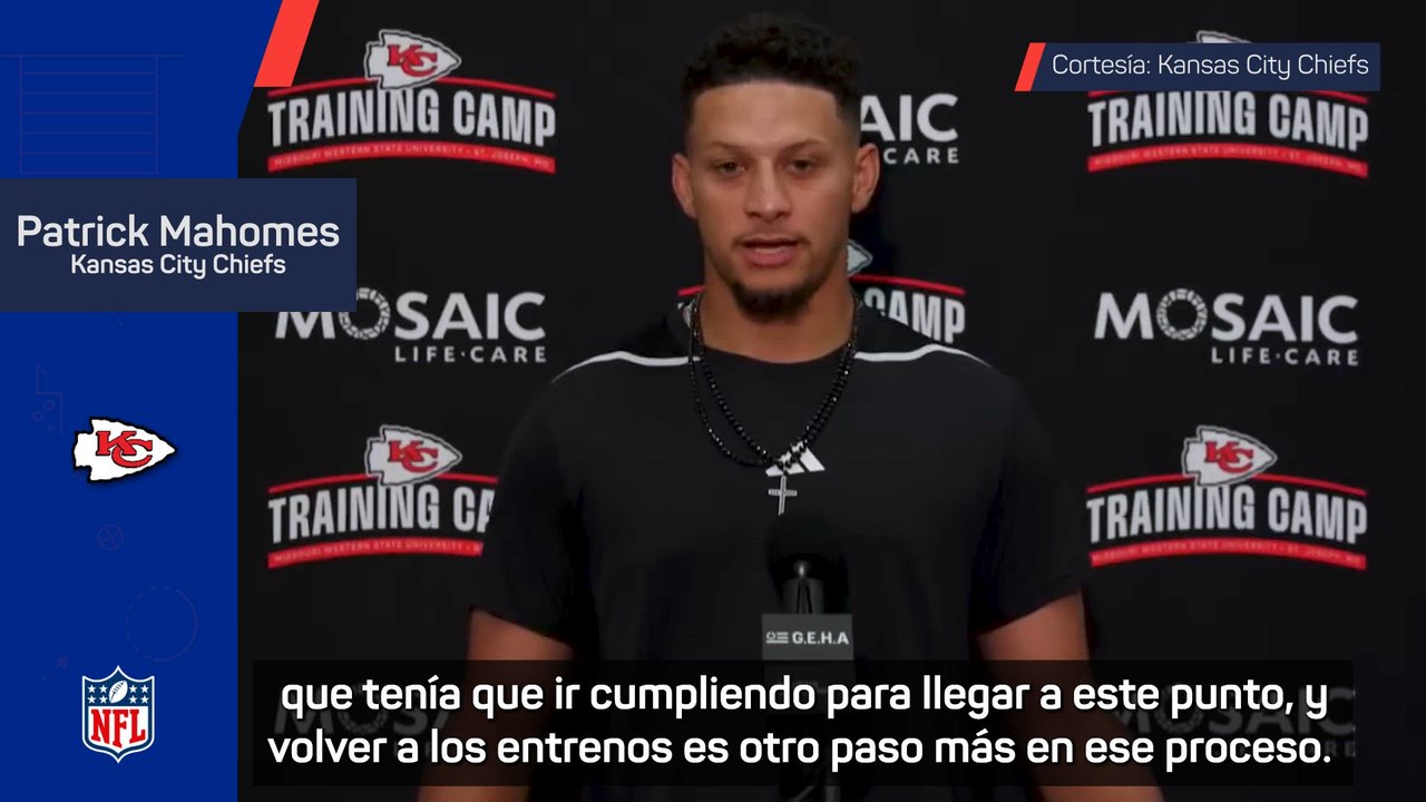 Optimismo para la vuelta de Mahomes en la primera jornada de la NFL