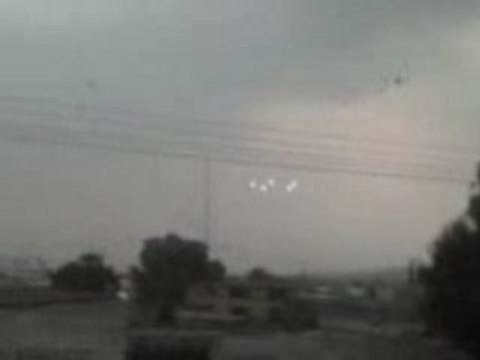 UFOs Formation Filmed In South America