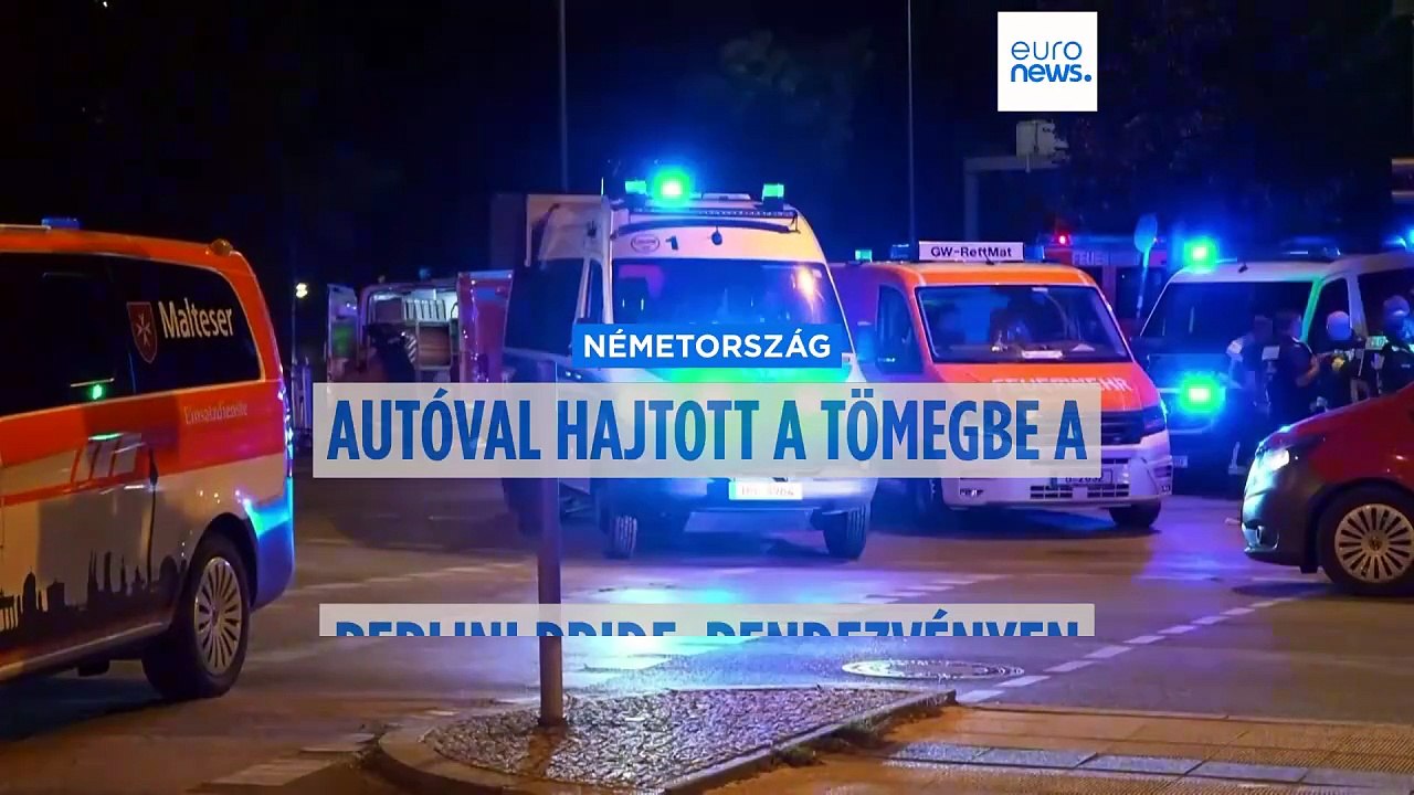 Tömegbe hajtott, majd machetével támadt az emberekre a berlini ámokfutó