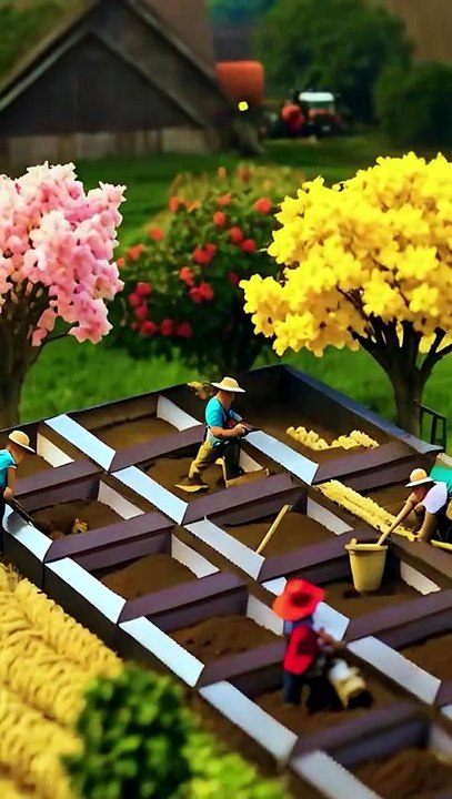 Food miniature world brought to life from static to motion🎠