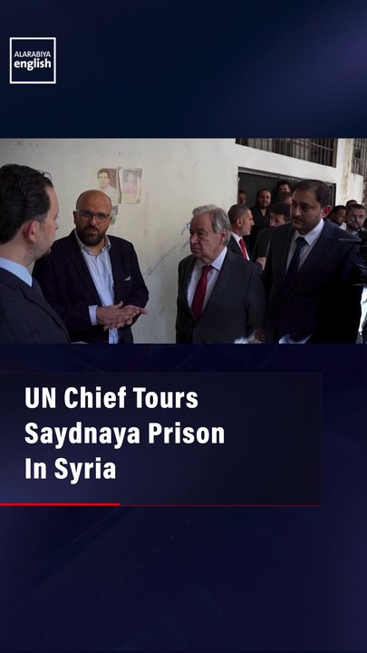UN Chief Tours Saydnaya Prison In Syria