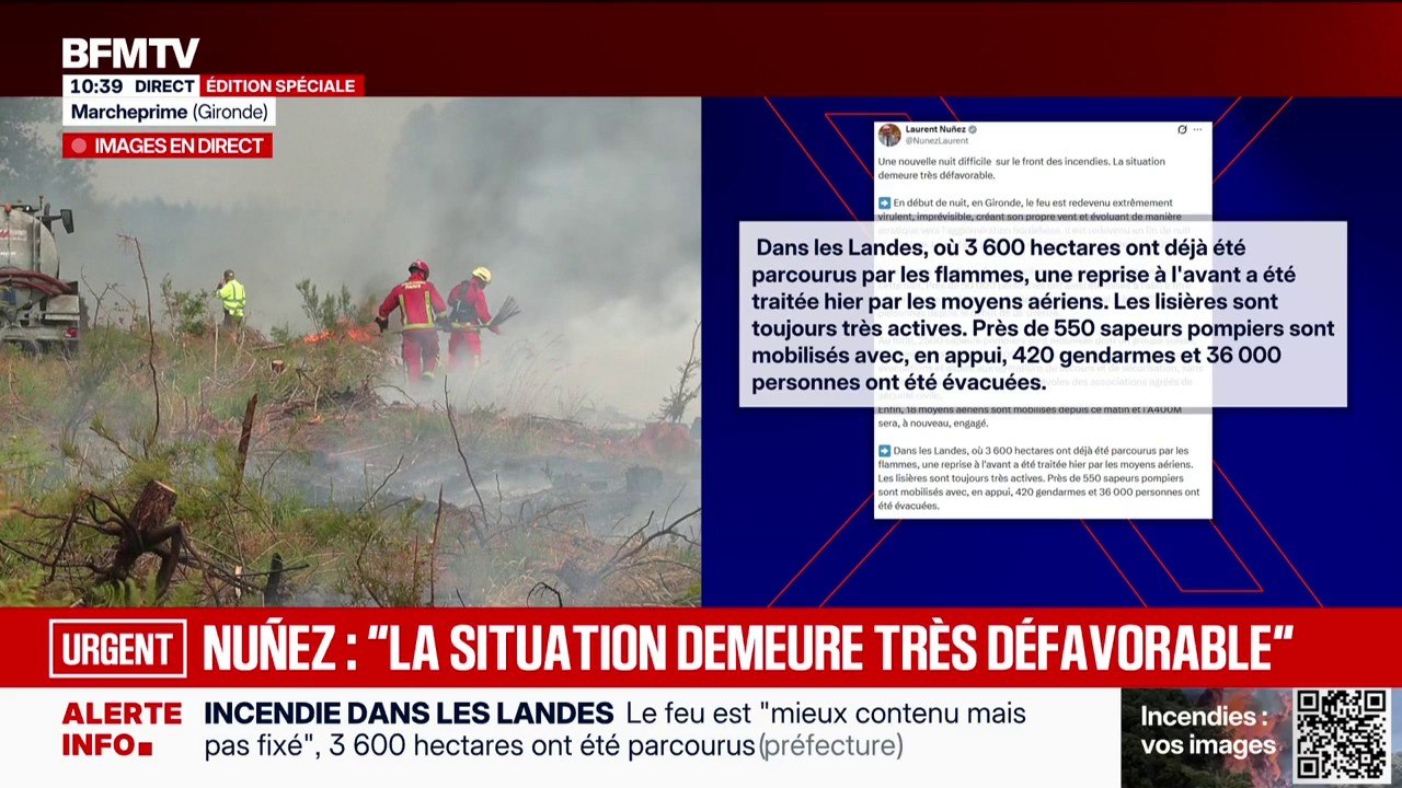 Incendies: l'A400M bientôt "à nouveau engagé", annonce Laurent Nunez