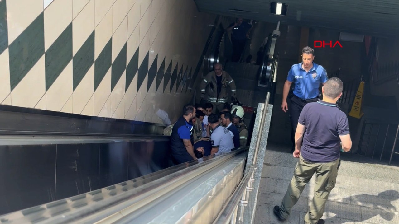 Şişli’de görme engelli kişi metro raylarına düştü; itfaiye kurtardı
