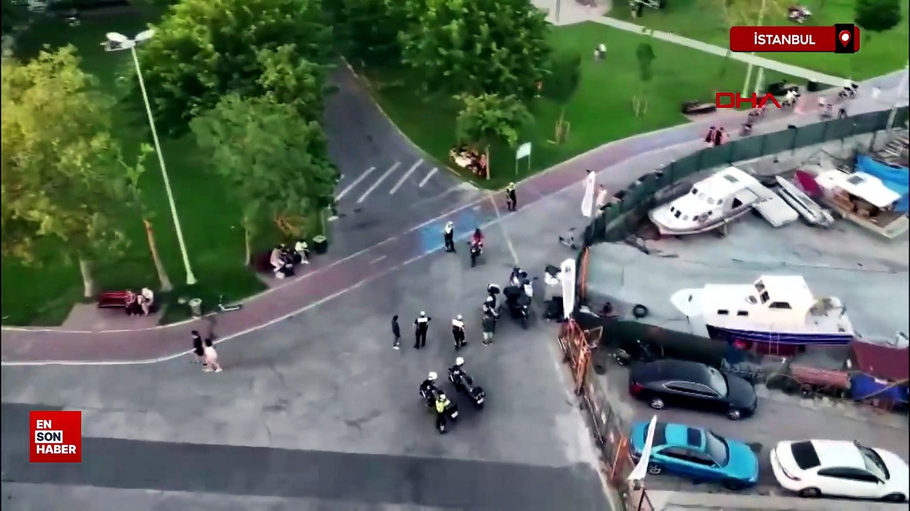 İstanbul’da dron destekli motosiklet denetimi: 407 bin 818 lira ceza kesildi