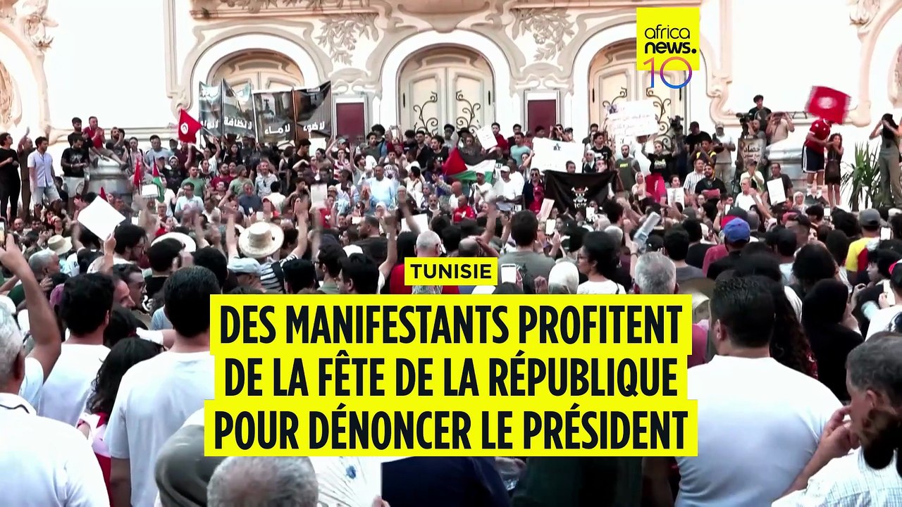 Tunisie : des manifestants dénoncent le président Kais Saied