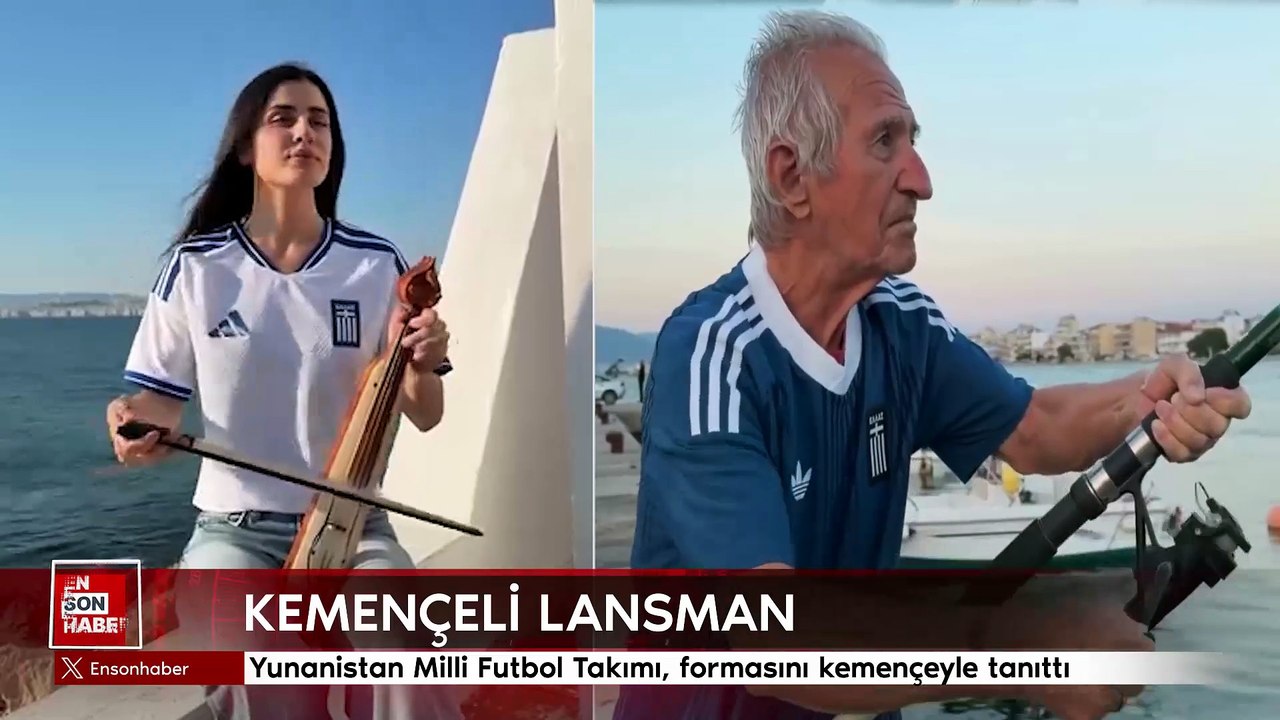 Yunanistan Milli Futbol Takımı, formasını kemençeyle tanıttı