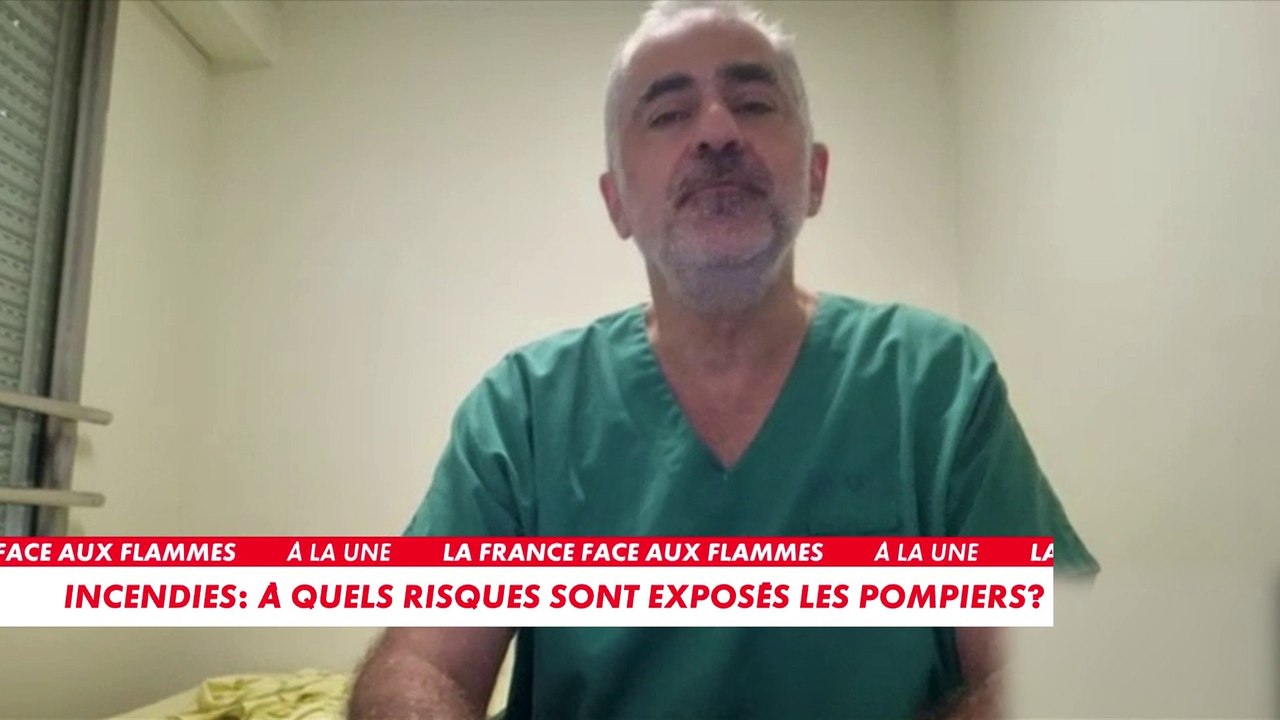 Bruno Megarbane revient sur les risques auxquels sont exposés les pompiers