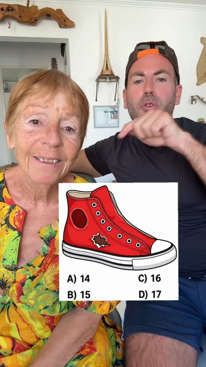 COMBIEN DE TROUS DANS LA CHAUSSURE ? 🤨