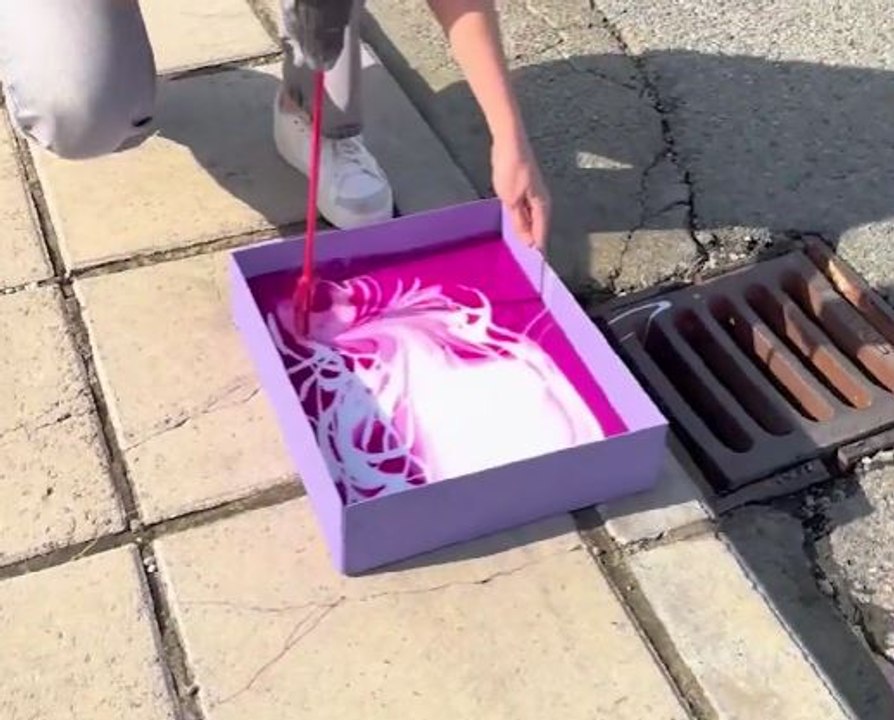She used manhole to create this awesome craft! Inspiration is everywhere!