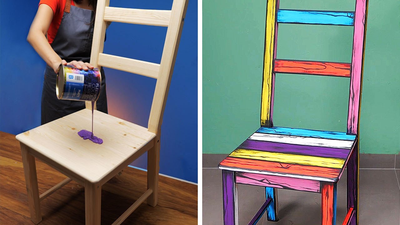 Artistic decoration of wood furniture | Wood cr...