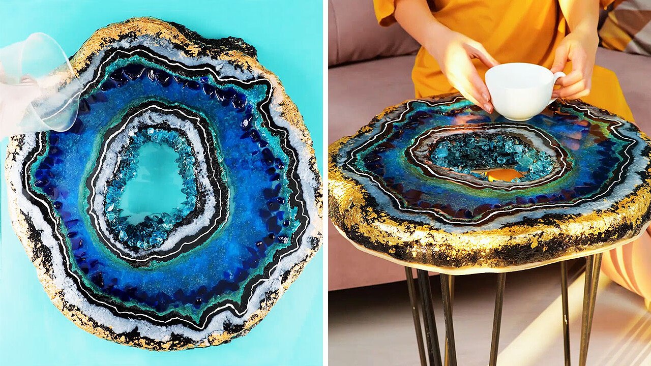 Epoxy resin projects with unique designs | DIY Epoxy resin crafts