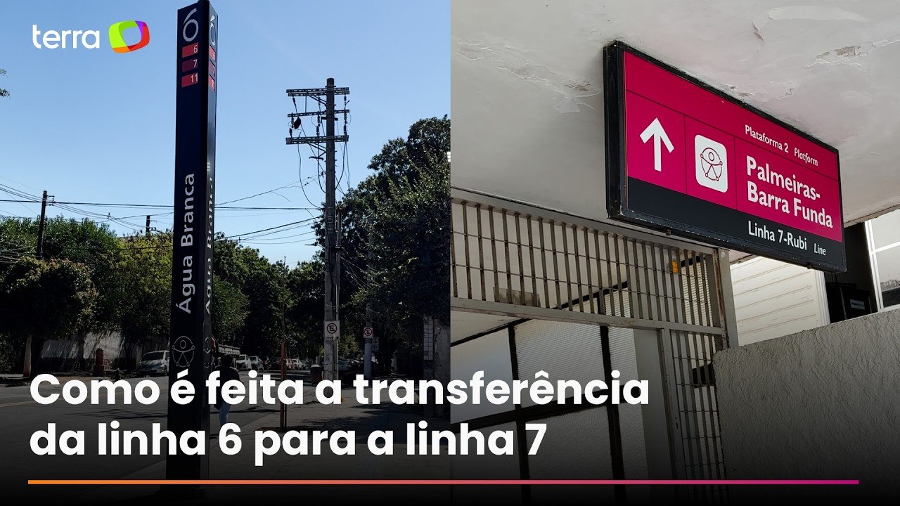 Como é feita a transferência da Linha 6-Laranja...