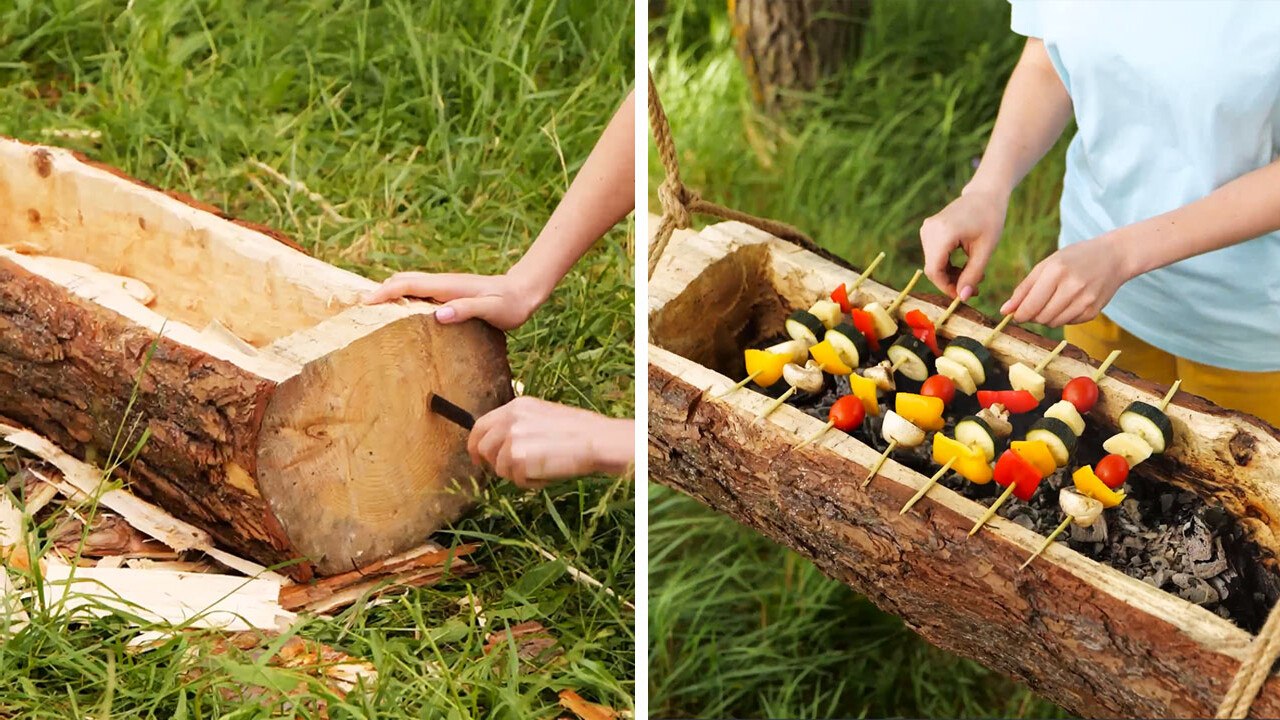 DIY Smokers and Grills from Recycled and Natura...