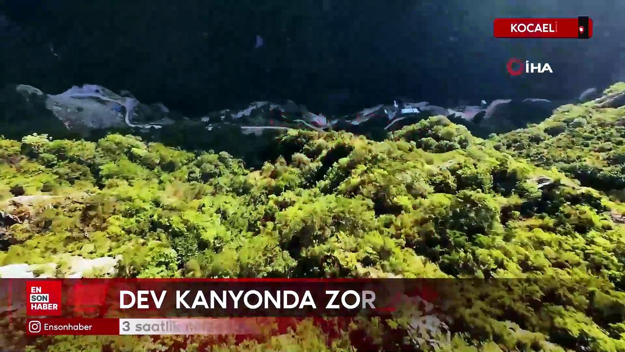 3 saatlik nefes kesen rota dron kamerasında