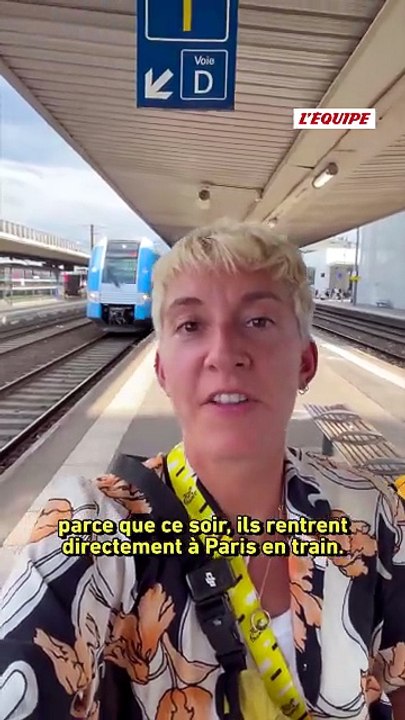 Dans le train qui a ramené les coureurs à Paris - Cyclisme - Tour de France - Tour de France 2026