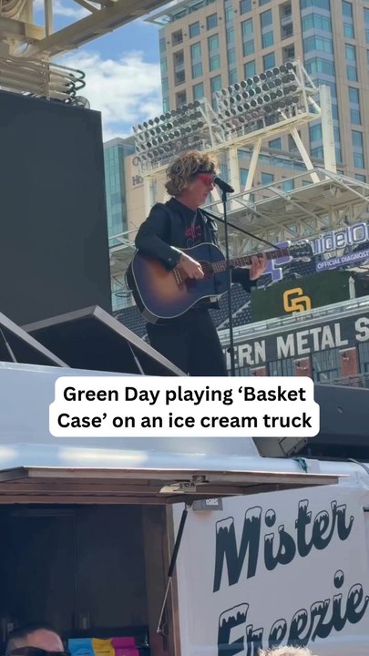 Green Day Plays 'Basket Case' on Top of an Ice Cream Truck