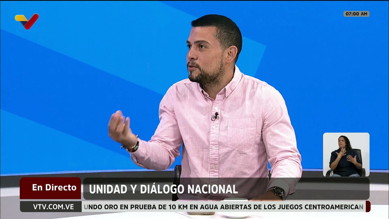 Jhonathan Sánchez: El diálogo es un instrumento de alta gerencia política con una gran fortaleza